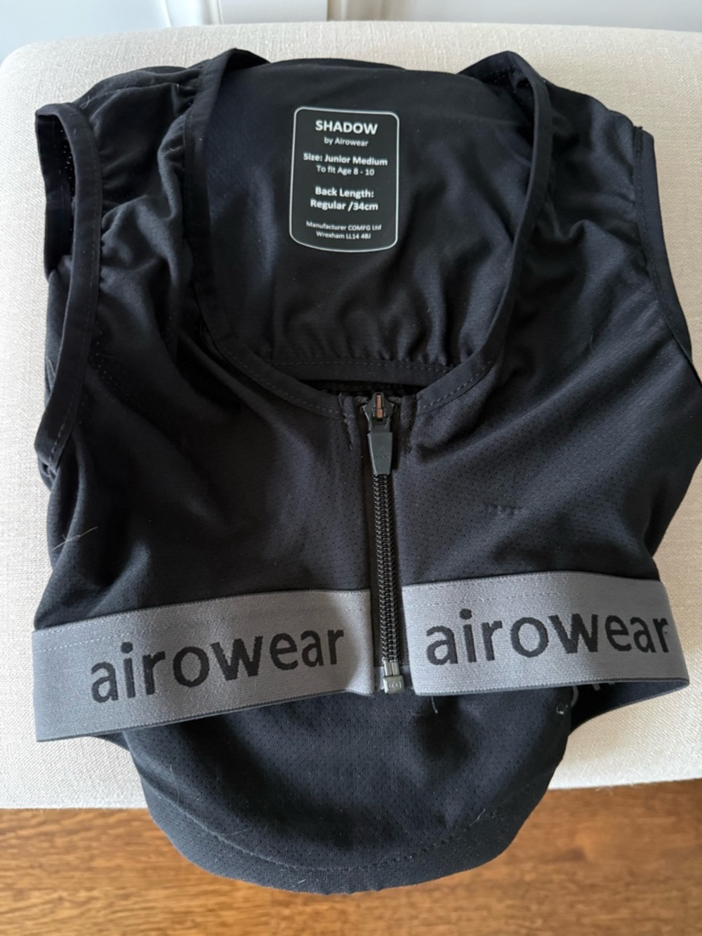 Airowear Shadow Black Protective Vest